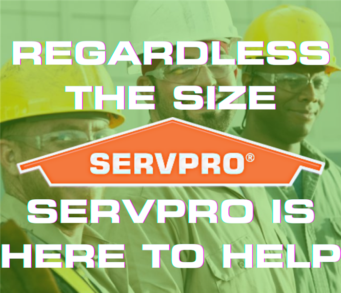The SERVPRO team standing, prepared to respond.